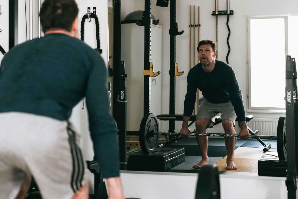 Training im BOLLWERK Potsdam: Körperkräftigung
