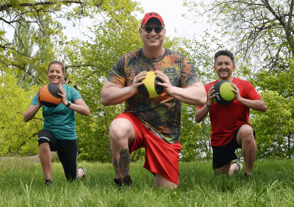 Robert Zimmermann beim Training im Bollwerk Potsdam
