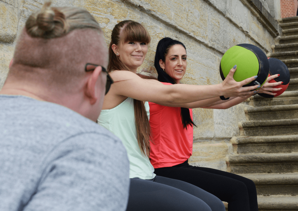 Robert Zimmermann beim Training im Bollwerk Potsdam